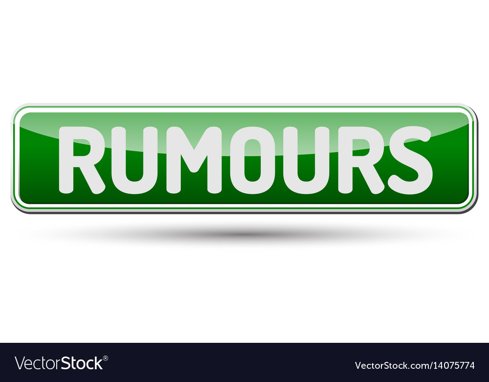 Rumors - abstract beautiful button with text