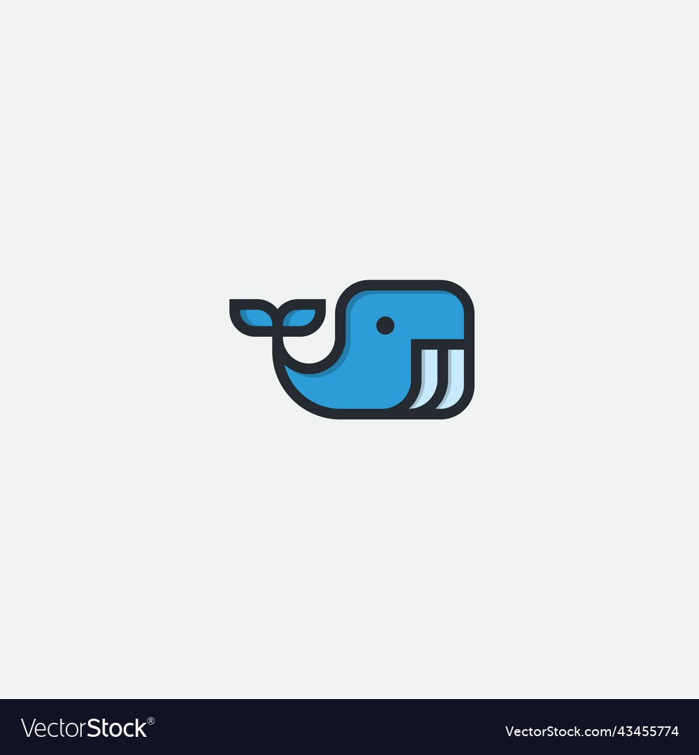 Whale logo design