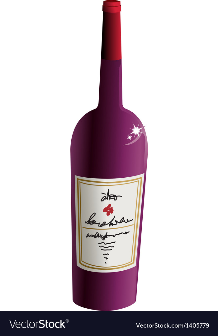 A bottle is placed