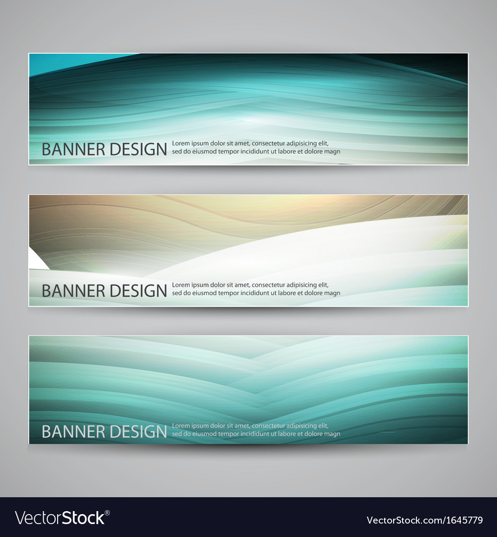 Abstract Color Gradient Banner
