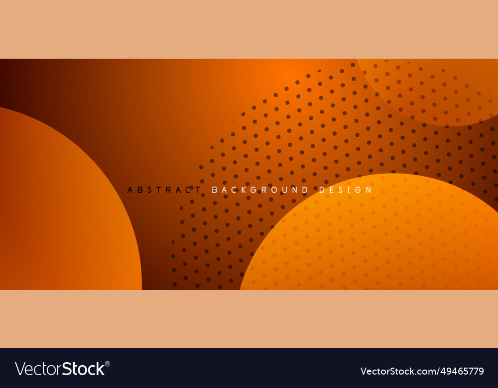 Abstract tech circles background vector image Abstract tech circles background