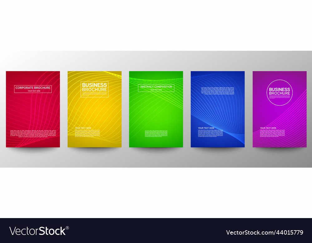 Cover geometric minimal set abstract line pattern vector image Cover geometric minimal set abstract line pattern