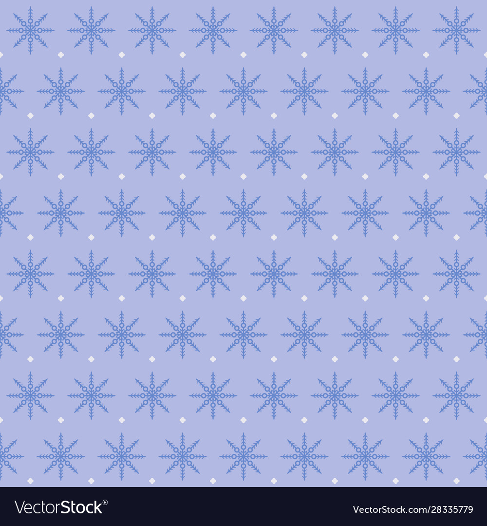 Dotted snowflake pattern