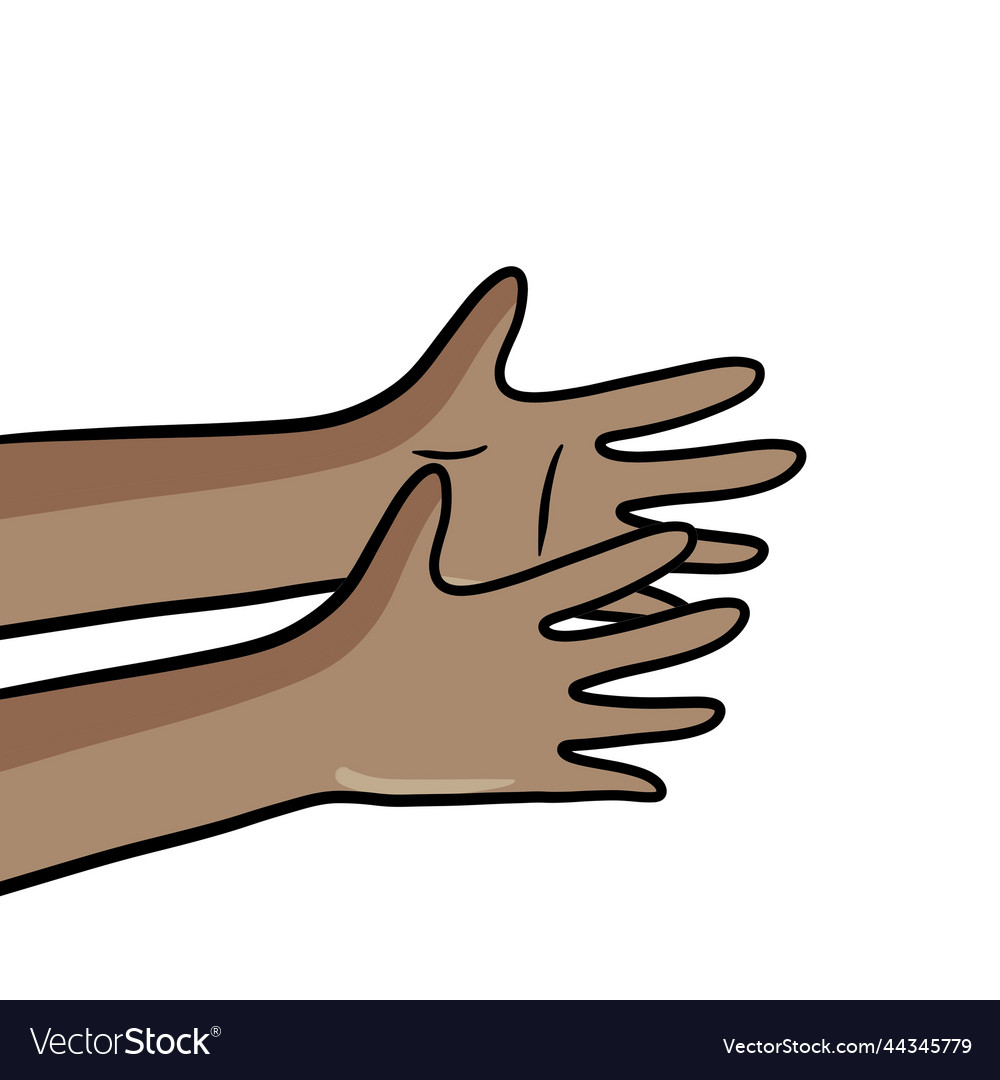 hands-get-to-take-something-giving-gesture-vector-image