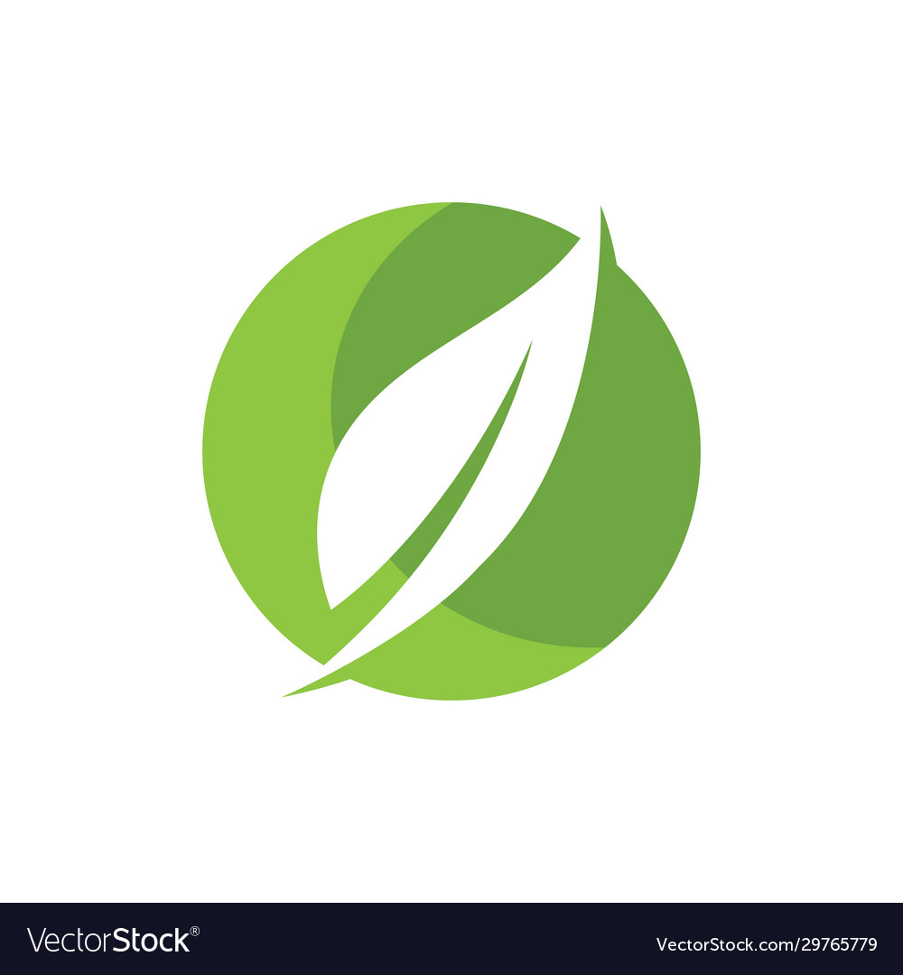 Logos green tree leaf ecology Royalty Free Vector Image