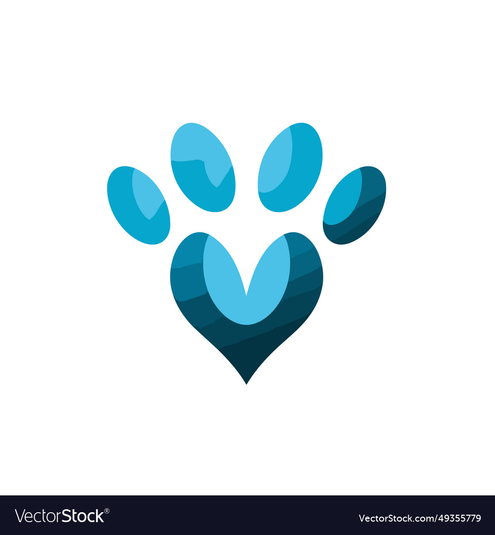 Pet Insurance Provider gefülltes Gradienten-Logo