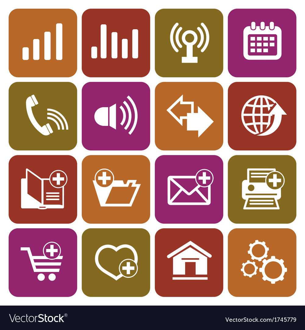 Web icons set