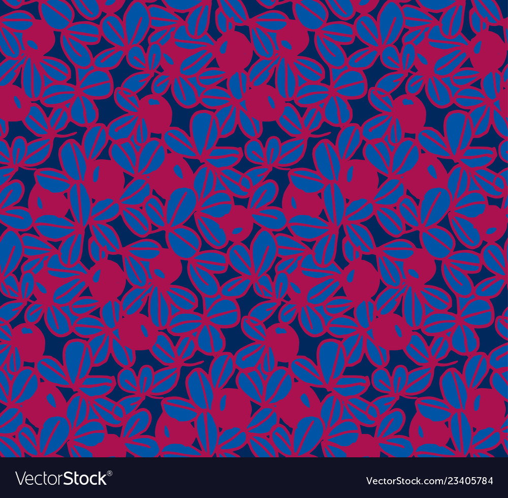 Berries background seamless pattern