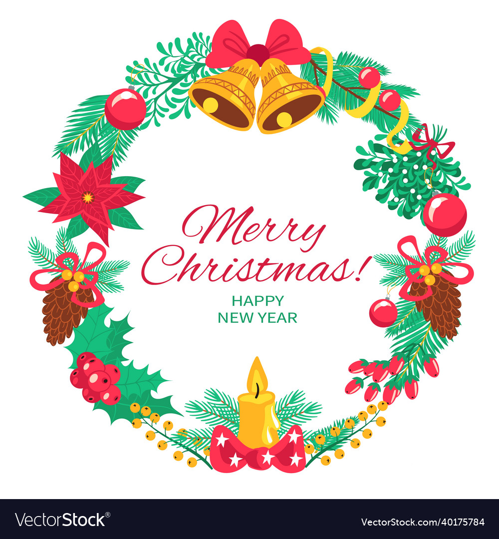 Coniferous Christmas Wreath