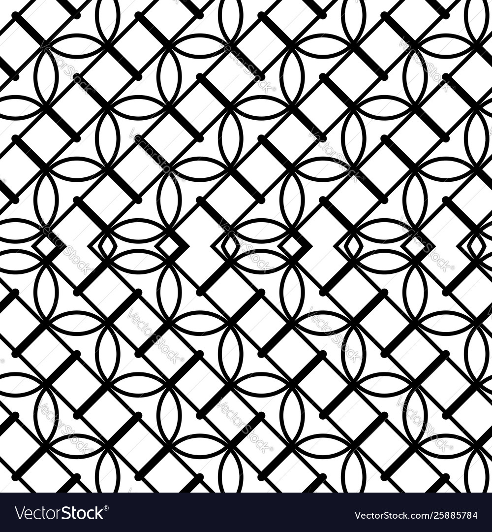 Design seamless monochrome grid pattern Vector Image Design seamless monochrome grid pattern