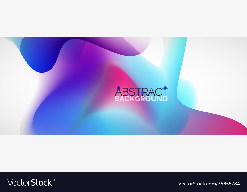 Fluid color gradient abstract background trendy Vector Image Fluid color gradient abstract background trendy