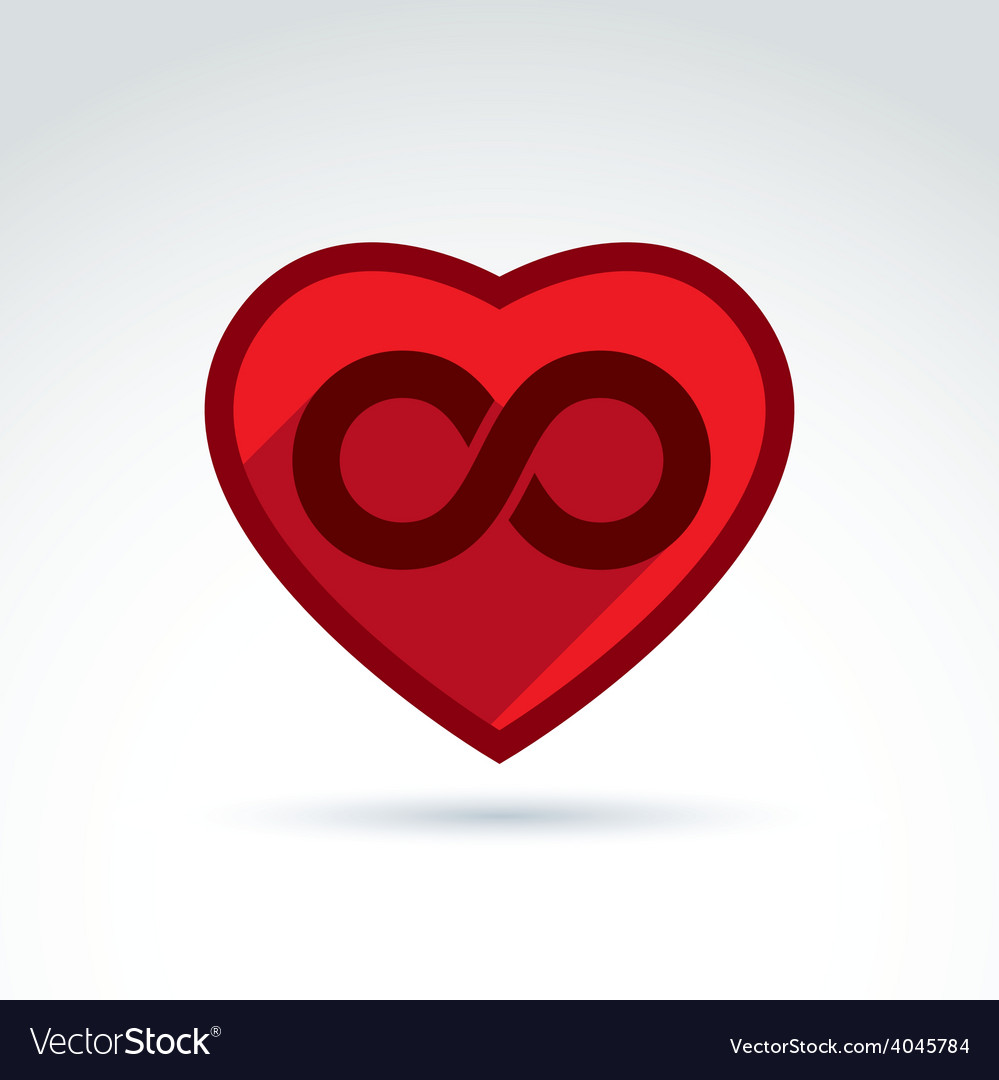 Infinity icon eternal life idea of an ete Vector Image