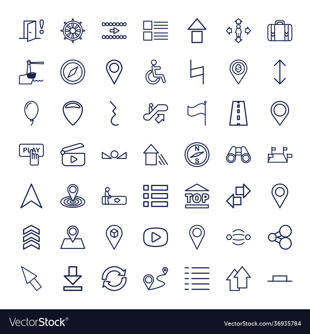 Navigation icons