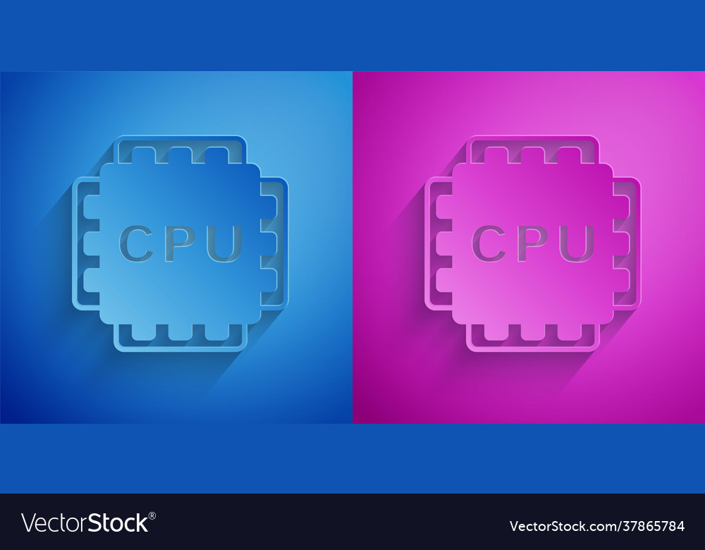 Paper cut computer processor with microcircuits