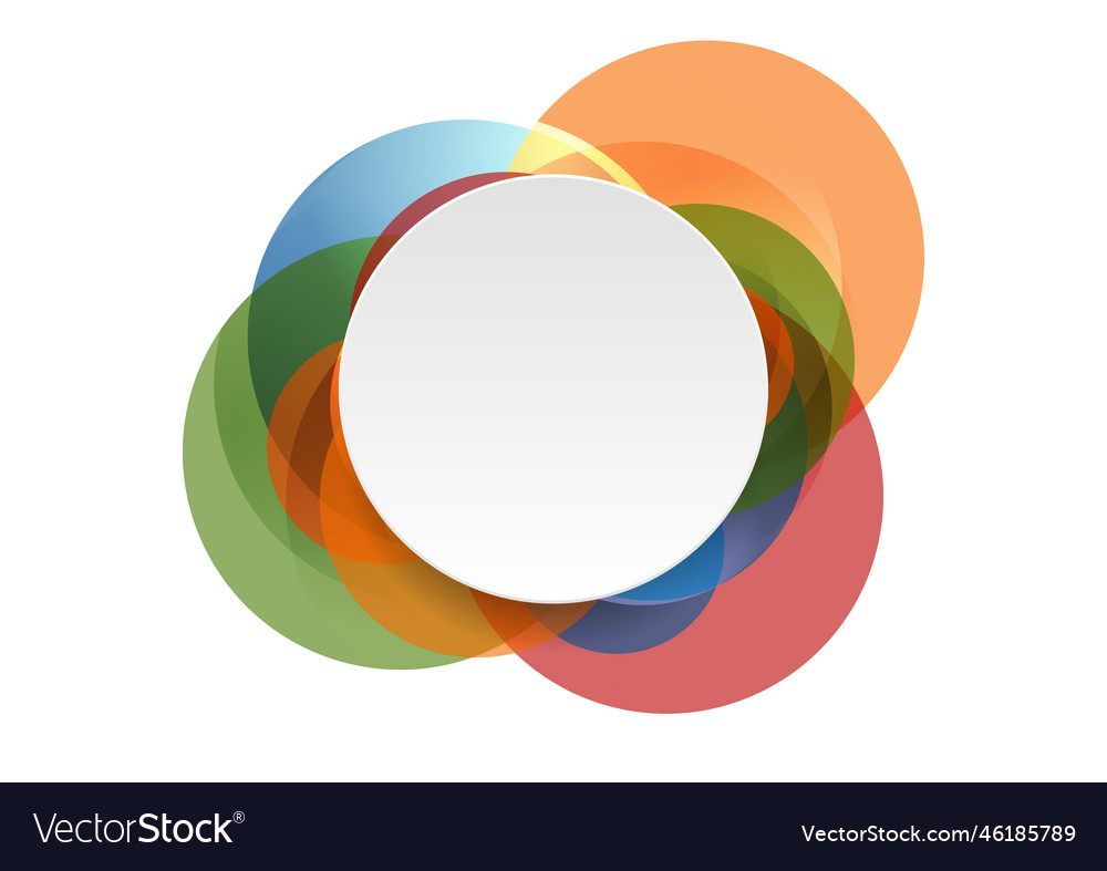 Abstract shiny colorful circles background