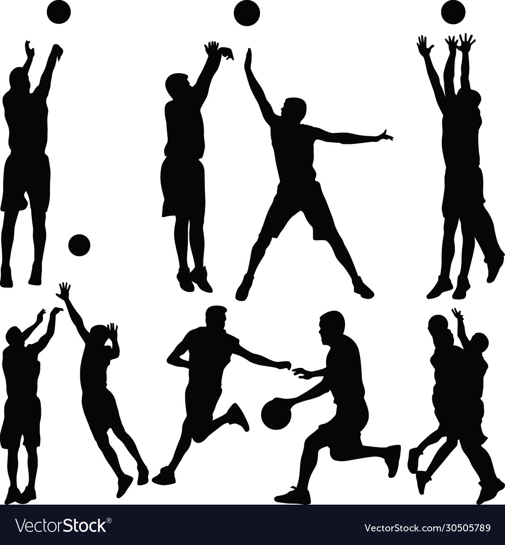 Basketball Player Royalty Free Vector Image Vectorstock 0283