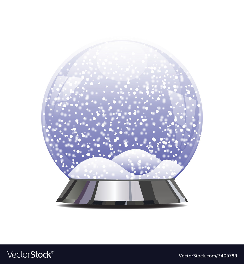 Glittering Snow Globe