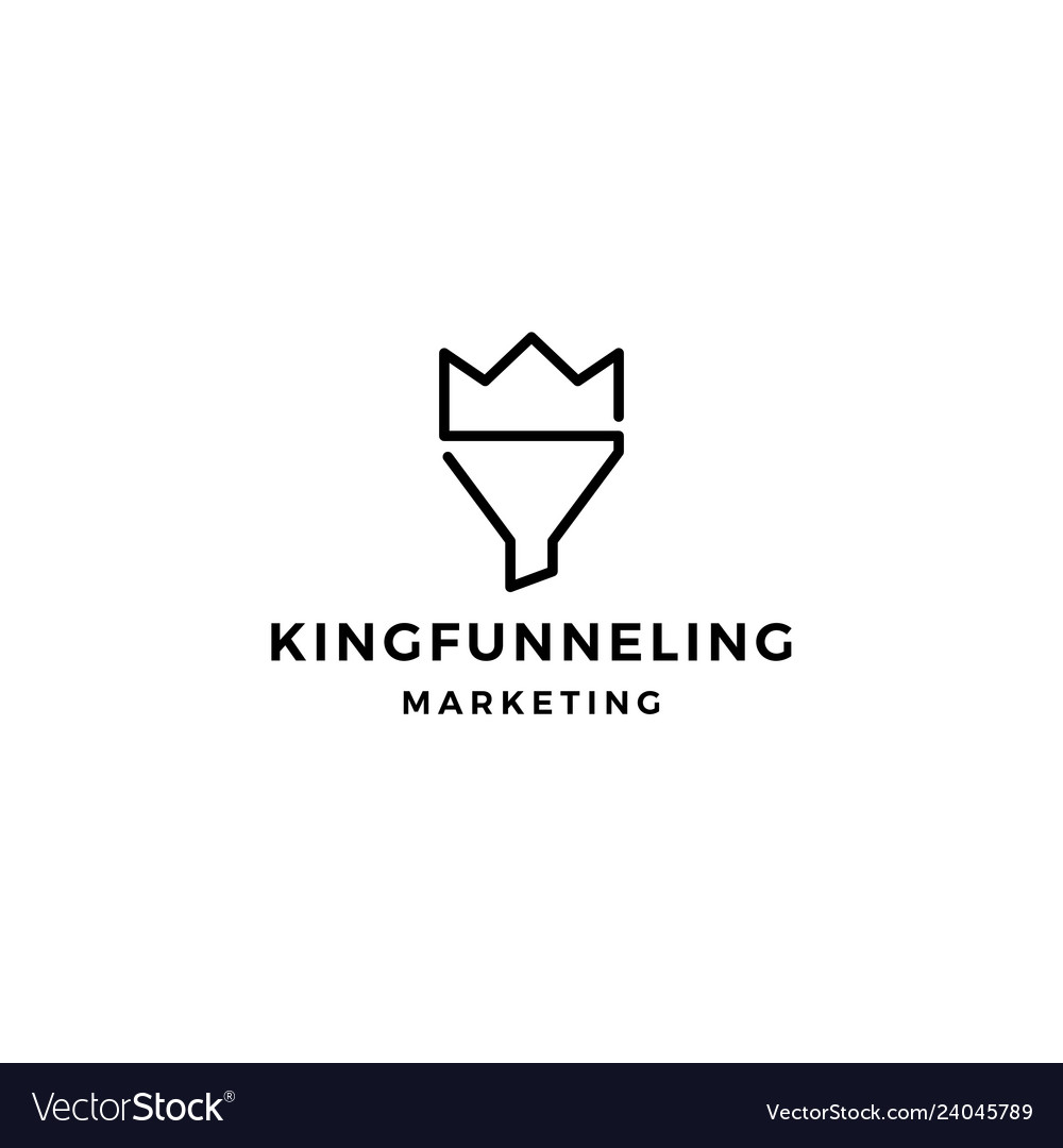 King funneling logo icon