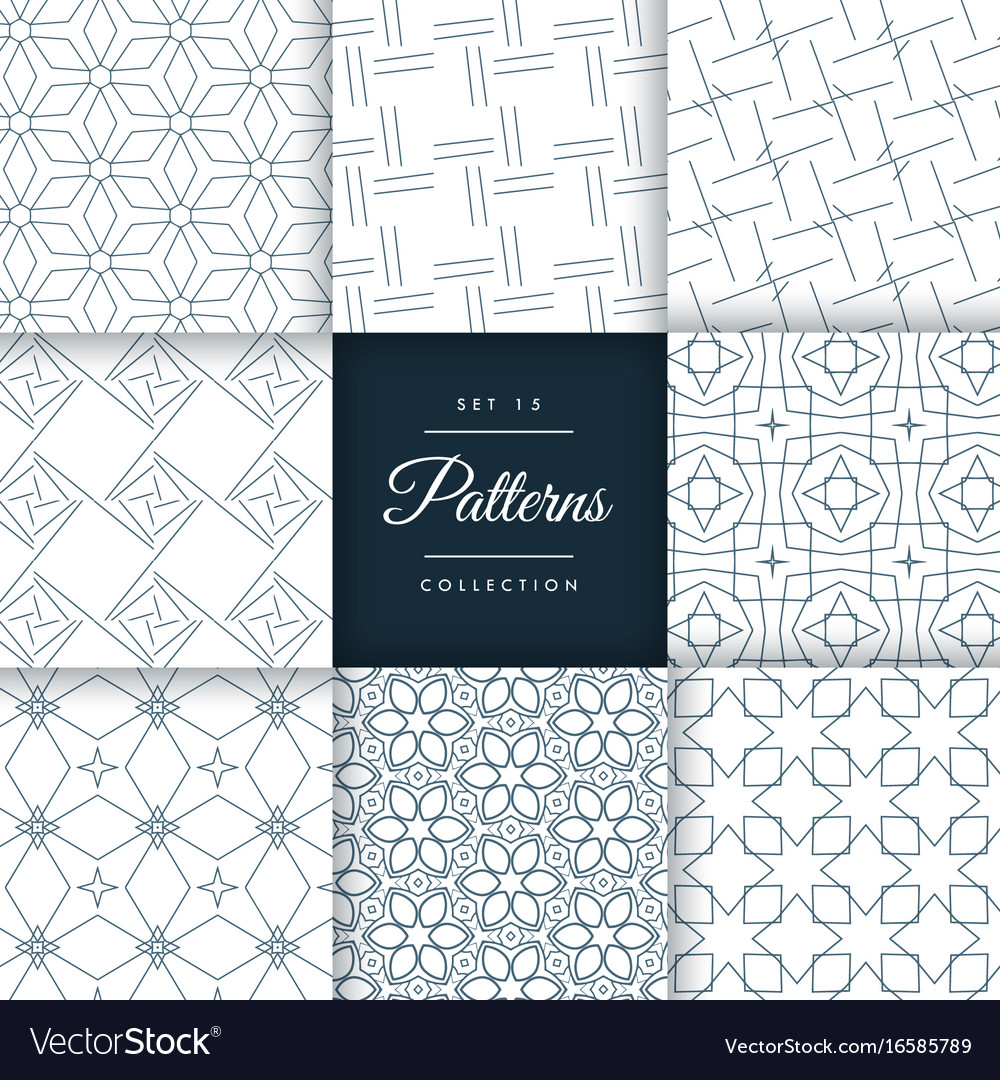 Minimal line pattern background collection