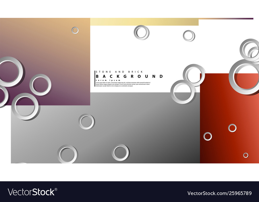 Ring abstract rectangular background with drop