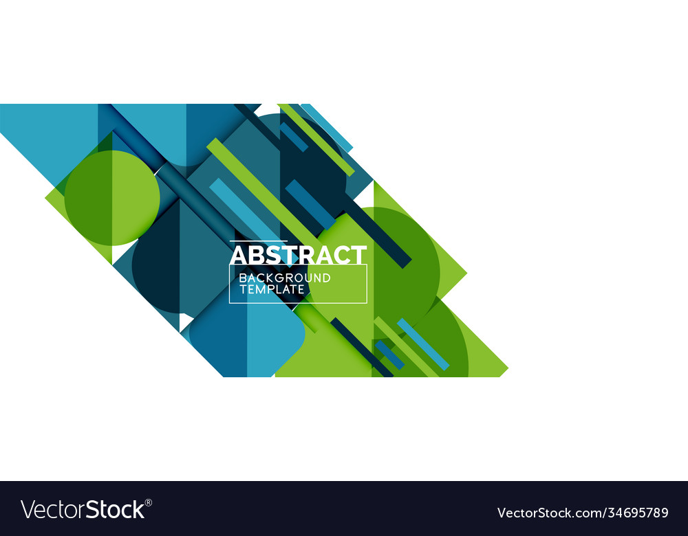 Simple circles and triangles abstract background Vector Image Simple circles and triangles abstract background