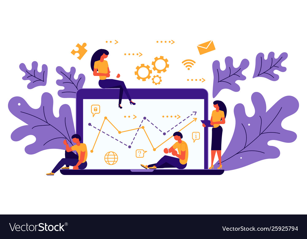 Concept For Business Analysis And Planning Vector Image