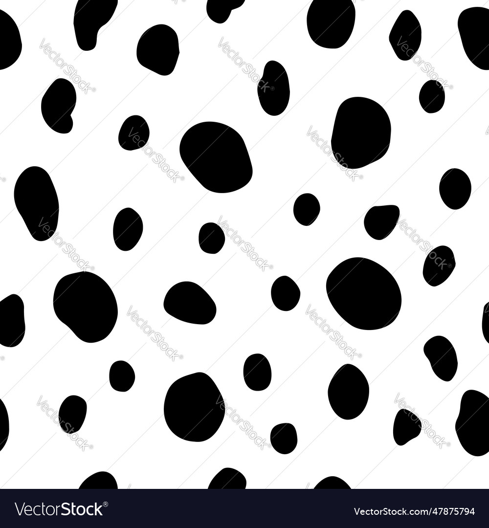 Dots blobs texture seamless pattern with swatches Vector Image Dots blobs texture seamless pattern with swatches