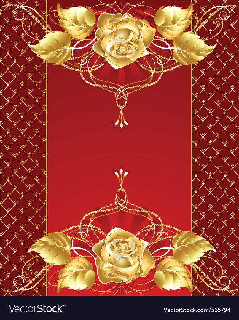 Gold jewelry Royalty Free Vector Image - VectorStock