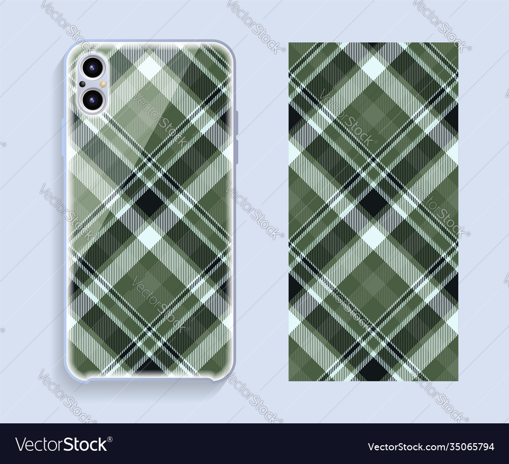 Mobile phone cover design template smartphone