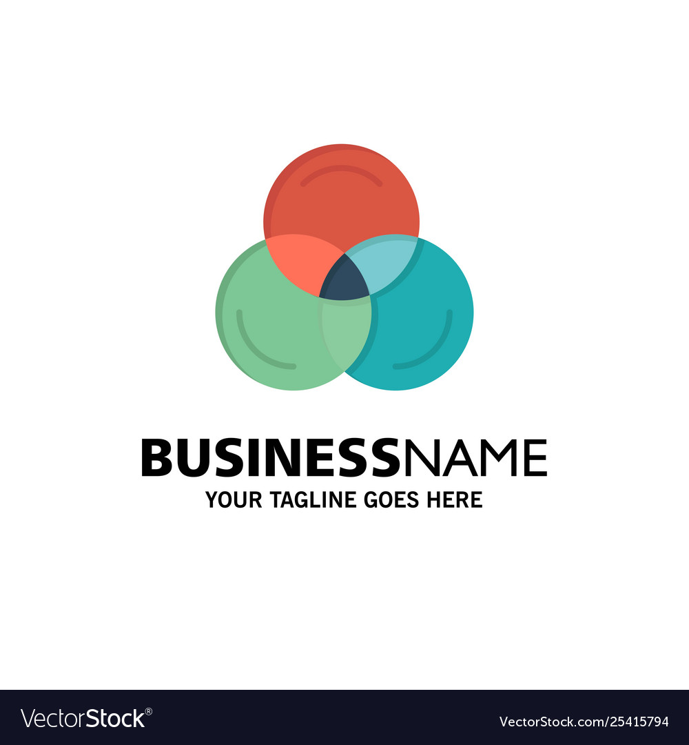 Rgb Farbe Web Business Logo Vorlage flach