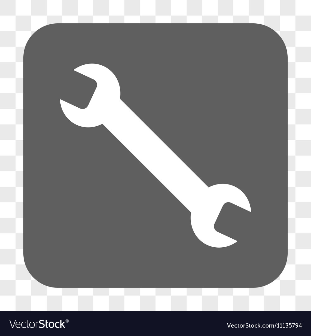 Wrench rounded square button