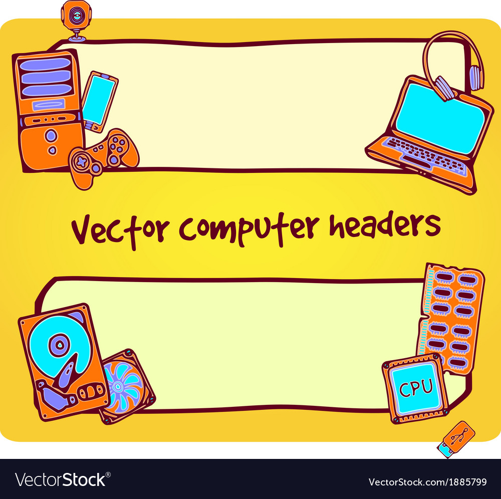 Computer headers