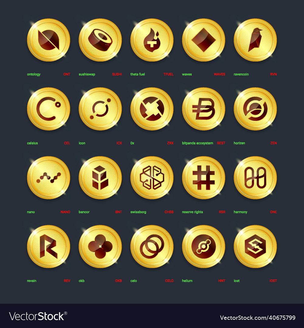 Crypto currency digital payment system blockchain vector image Crypto currency digital payment system blockchain