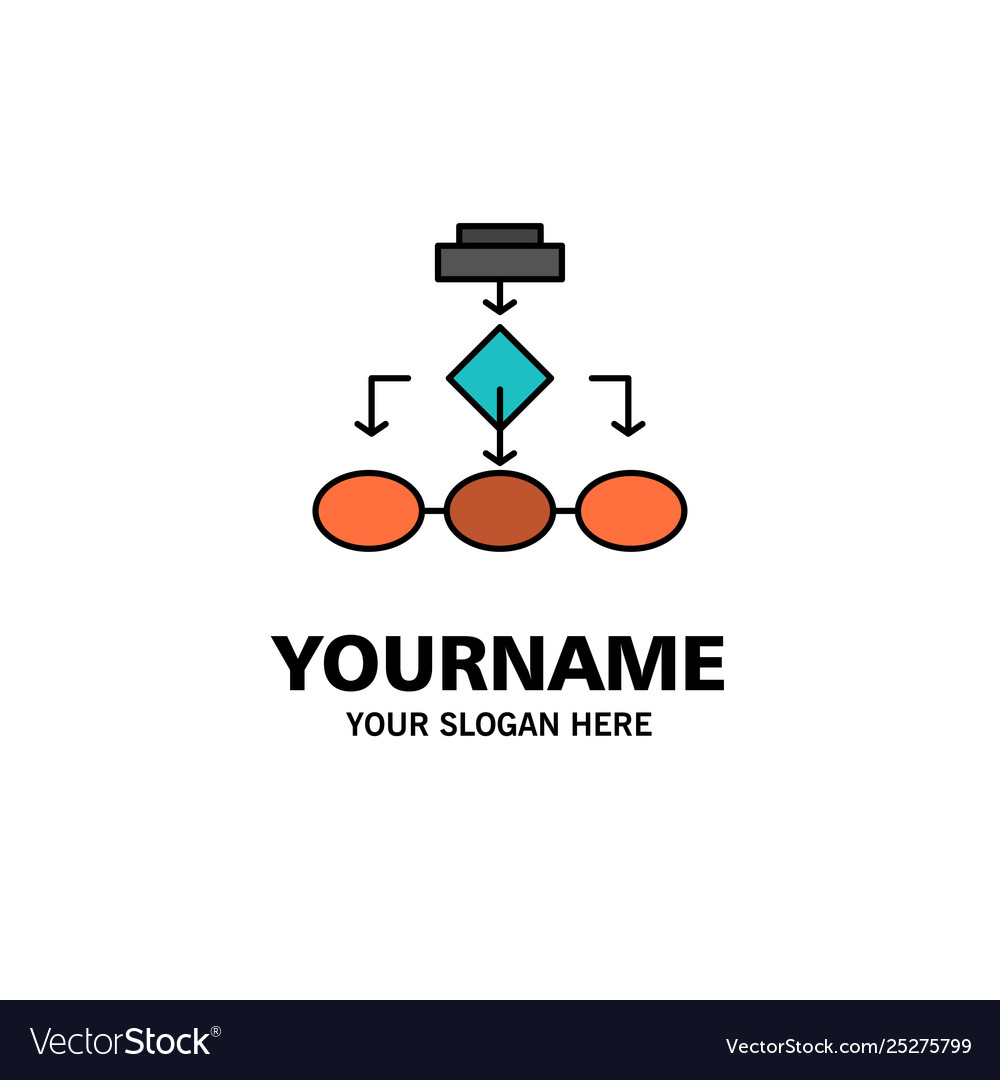 Flowchart algorithm business data architecture vector image Flowchart algorithm business data architecture