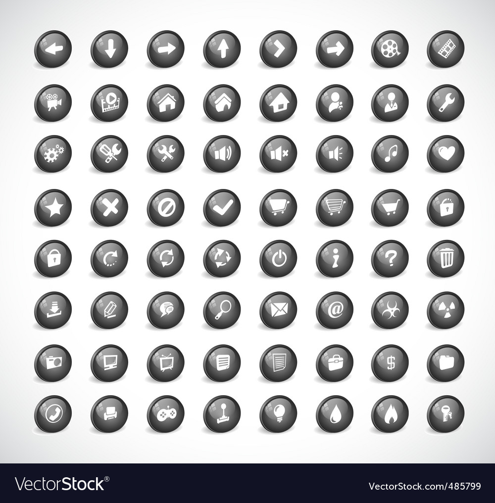 Glossy 3D Buttons
