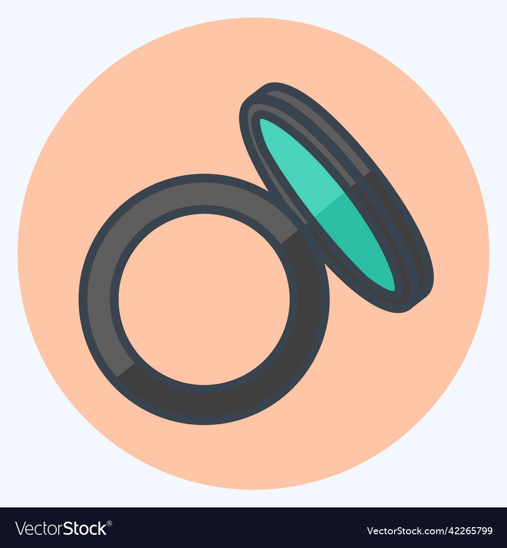 Icon shades suitable for beauty care symbol flat Vector Image Icon shades suitable for beauty care symbol flat