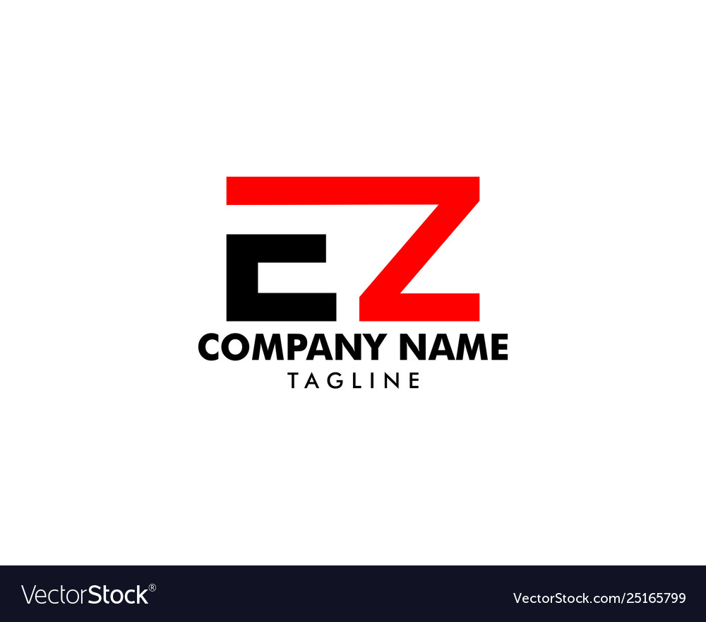 Initial letter logo ez template design