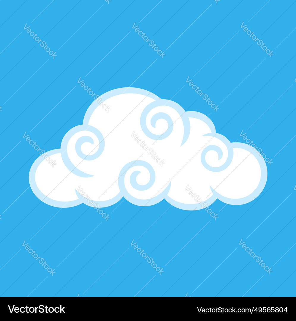 Cloud icon Royalty Free Vector Image - VectorStock