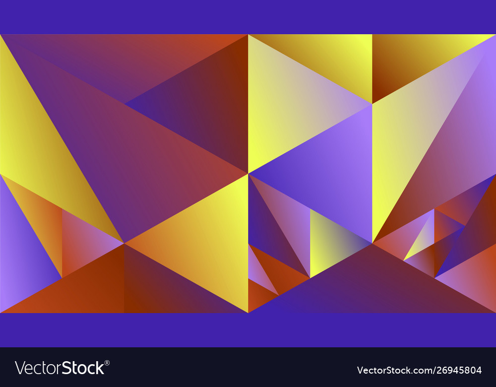 Polygonal dynamic minimal gradient triangle Vector Image Polygonal dynamic minimal gradient triangle