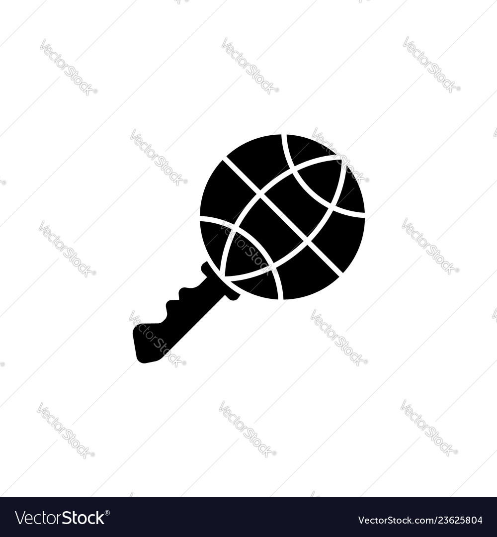 Web icon key and planet