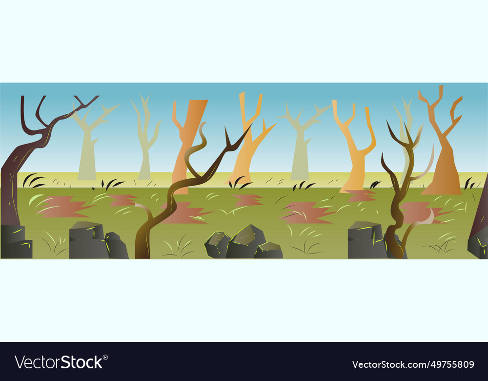 2d side scrolling forest game background