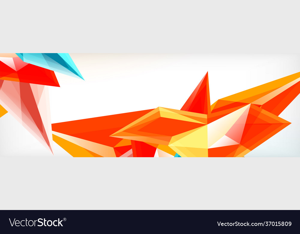 3d triangles and pyramids abstract