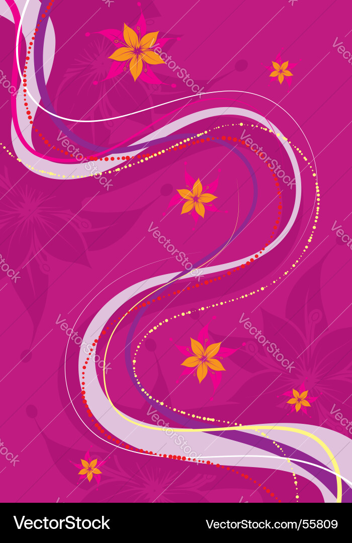 Background flower Royalty Free Vector Image - VectorStock