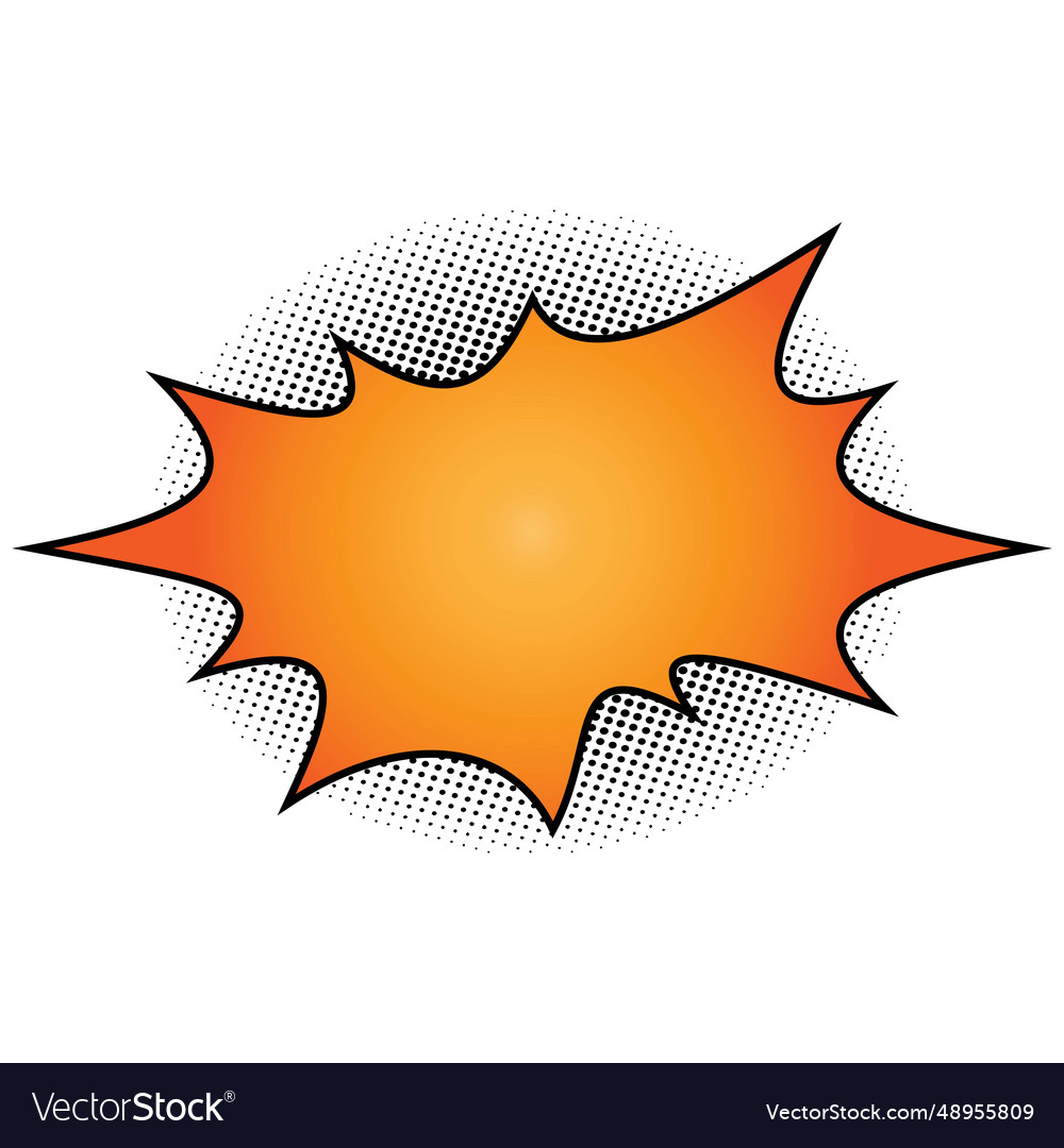 Comic speech bubble Vector Image Comic speech bubble