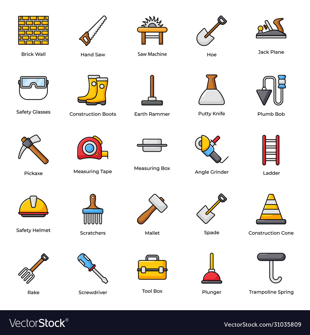 construction tools names