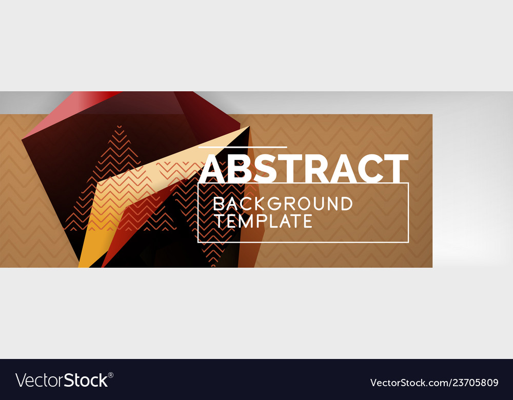 Dark color geometric abstract background 3d vector image Dark color geometric abstract background 3d