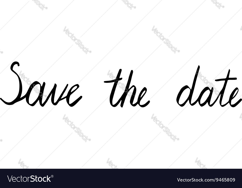 Save the Date - Elegant Script