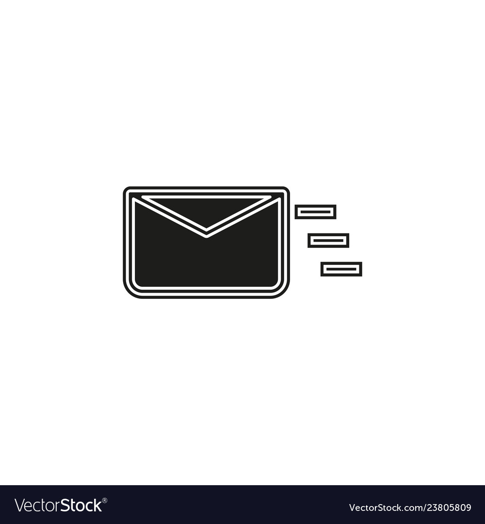 Sending mail or message icon envelope