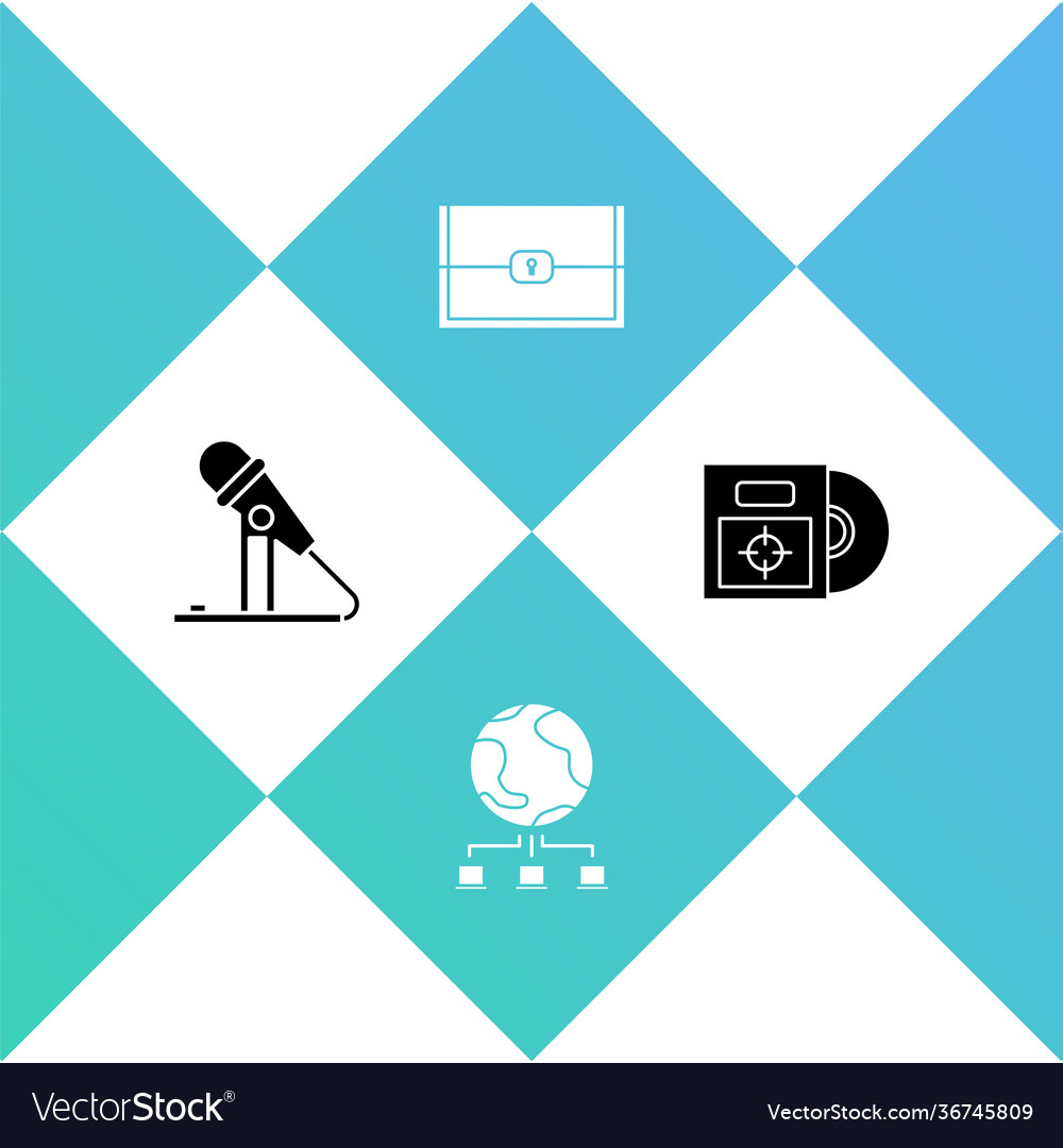 Set microphone computer network chest for game