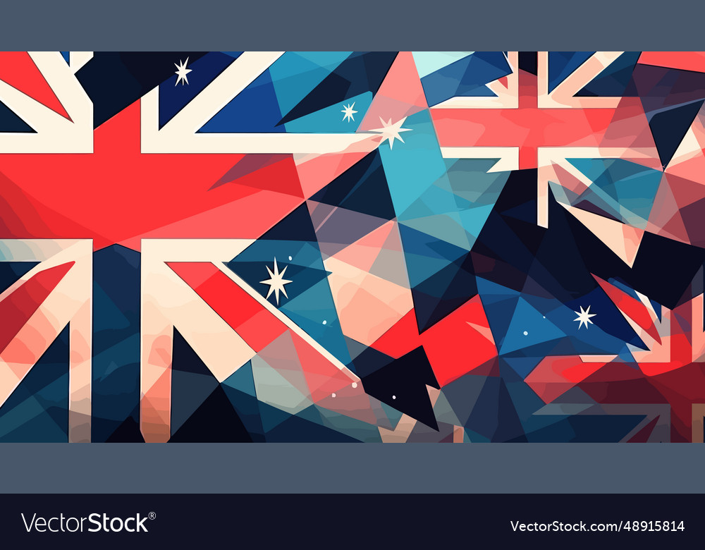 Abstract flat background british and english flag